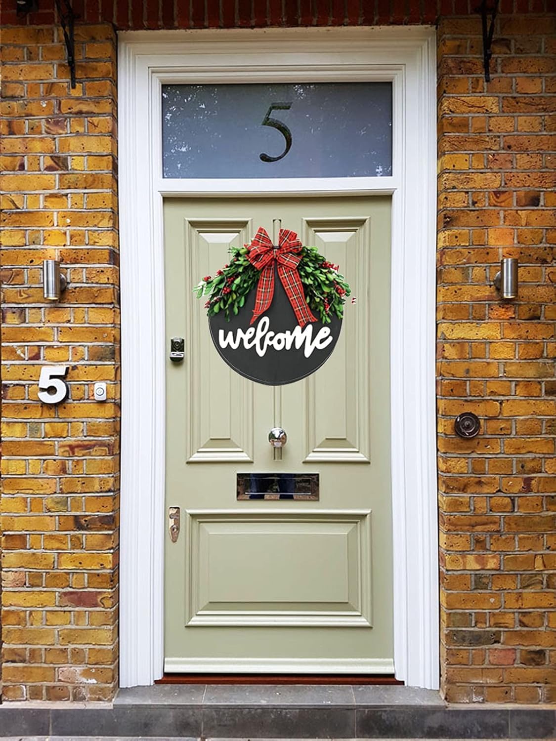 Welcome Sign For Front Door Farmhouse Porch Decoration Hanging Wooden Welcome Sign for Front Door Wall Window Holiday Porch Patio Farmhouse Garden Party Decorations