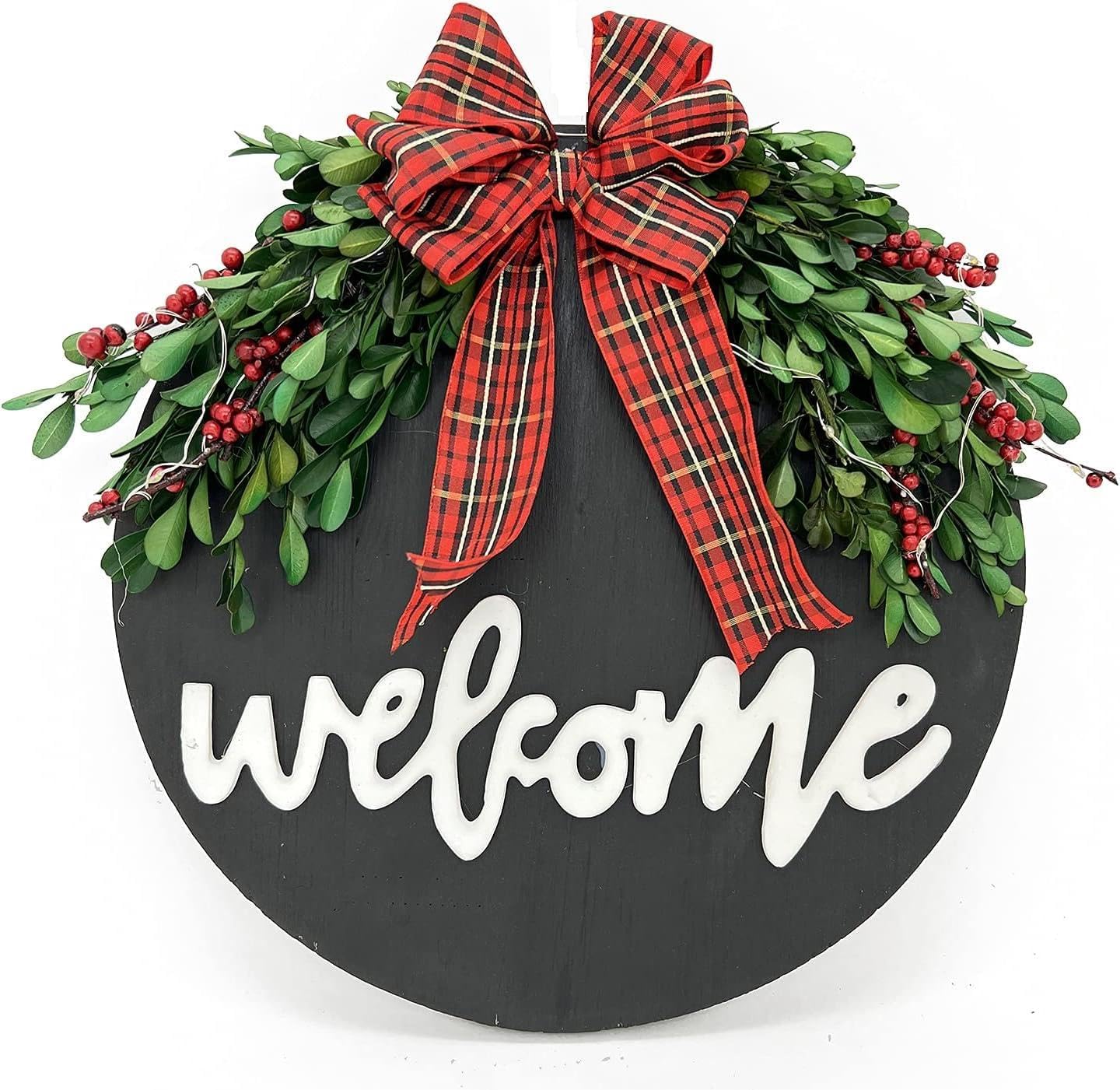 Welcome Sign For Front Door Farmhouse Porch Decoration Hanging Wooden Welcome Sign for Front Door Wall Window Holiday Porch Patio Farmhouse Garden Party Decorations