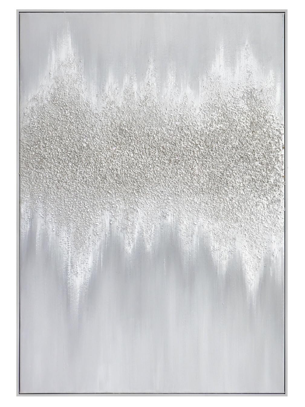 Zessonic Neutral Minimalist Textured 3D Wall Art Abstract Hand-Painted Framed Wall Decor Geometric Artwork Canvas Paintings- Living Room Bedroom Office - Modern Boho Neutral Line 16"x24" 3 piece