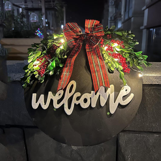 Welcome Sign For Front Door Farmhouse Porch Decoration Hanging Wooden Welcome Sign for Front Door Wall Window Holiday Porch Patio Farmhouse Garden Party Decorations
