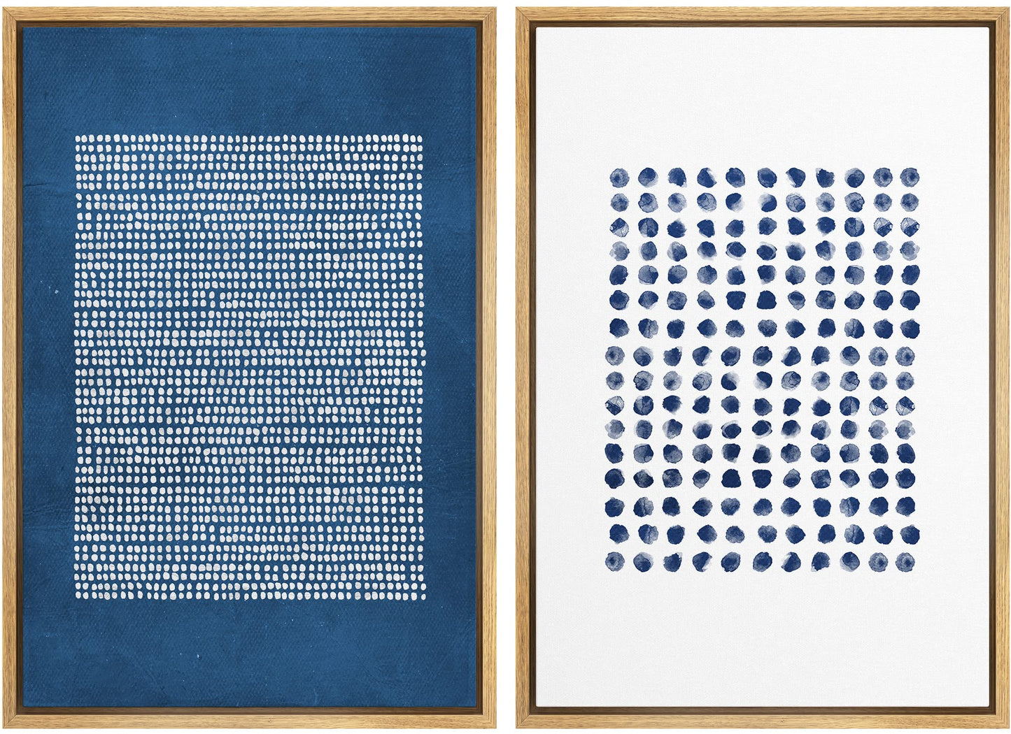 SIGNWIN Framed Canvas Print Wall Art Set Geometric Mid-Century Spiral Collage Abstract Shapes Cozy Neutral Minimal Decorative Nordic Zen Bohemian for Living Room, Bedroom, Office - 16"x24"x2 Black